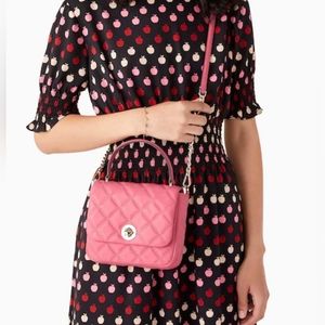 Kate Spade Quilted Pink Crossbody